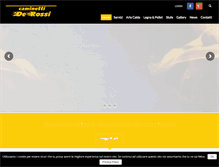 Tablet Screenshot of derossicaminetti.it